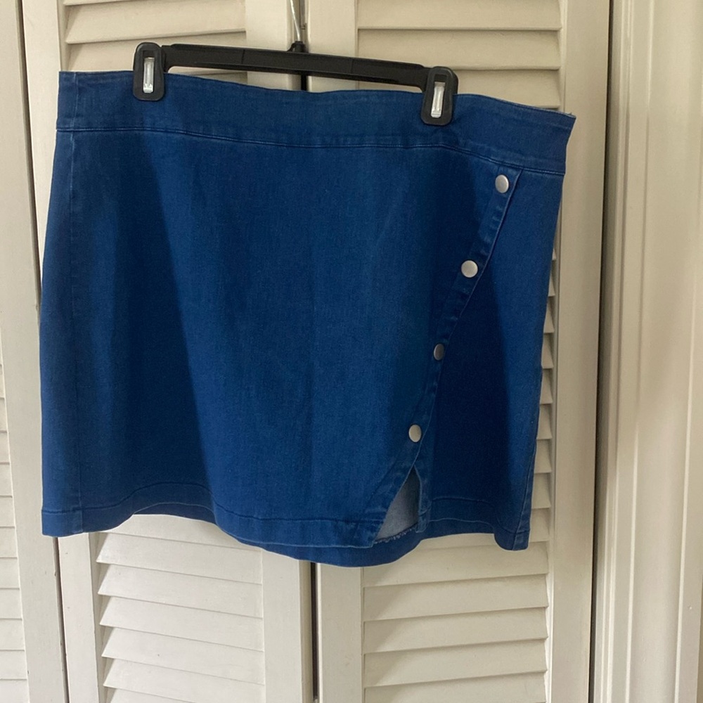 A beautiful soul denim skirt